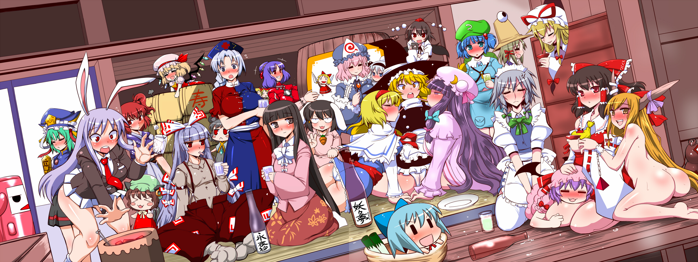 Rule34 – If it exists, there is porn of it / sako (bosscoffee), chen, eiki shiki, eirin yagokoro, flandre scarlet, fujiwara no mokou, kaguya houraisan, kanako yasaka, komachi onozuka, minoriko aki, nazrin, reisen udongein inaba, shanghai doll, shizuha aki, suika ibuki, tewi inaba, youmu konpaku / 412859