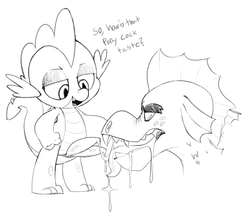 Rule34 – If it exists, there is porn of it / mcsweezy, garble (mlp), spike (mlp) / 412880