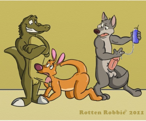 Rule34 – If it exists, there is porn of it / rotten robbie, dex, rompa, wink (crocpond) / 413066