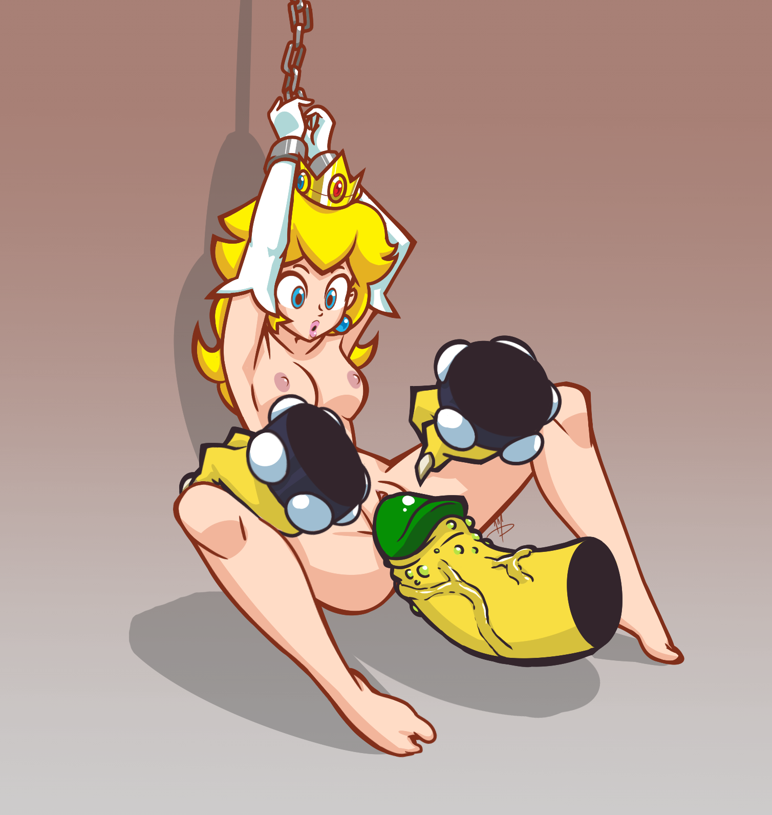 Rule34 – If it exists, there is porn of it / dublymike, bowser, koopa, princess peach / 413630
