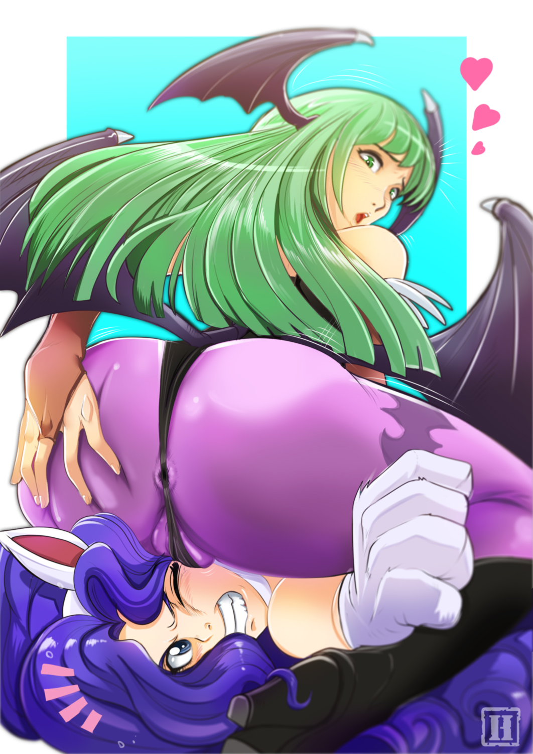 Rule34 – If it exists, there is porn of it / hmage, felicia, morrigan aensland / 414009