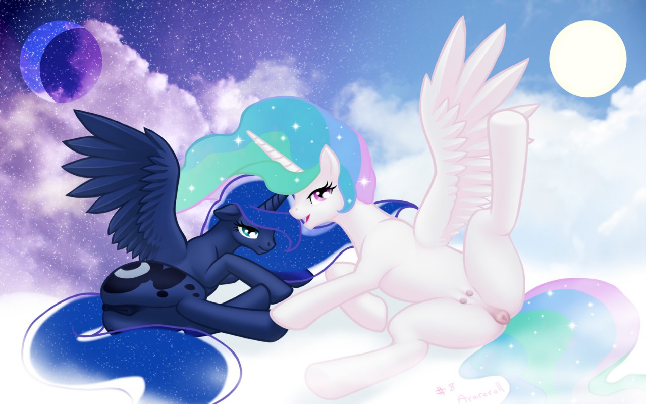 Rule34 – If it exists, there is porn of it / arareroll, princess celestia (mlp), princess luna (mlp) / 414186
