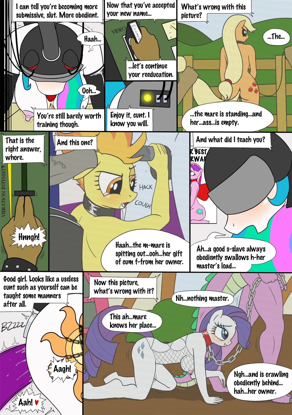 Rule34 – If it exists, there is porn of it / applejack (mlp), princess celestia, rarity (mlp), spike (mlp) / 414213