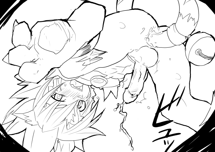 byakko no kogenta, onmyou taisenki, 00s, 1boy, anal, animal ears, cum, ejaculation, erection, furry, furry male, male focus, male penetrated, masturbation, monochrome, penis, shota, solo, tail, tail masturbation