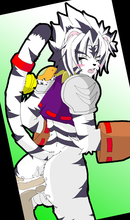 byakko no kogenta, onmyou taisenki, 00s, 2boys, anal, animal ears, furry, furry male, gradient background, male focus, male penetrated, multiple boys, penis, shota, tail, yaoi