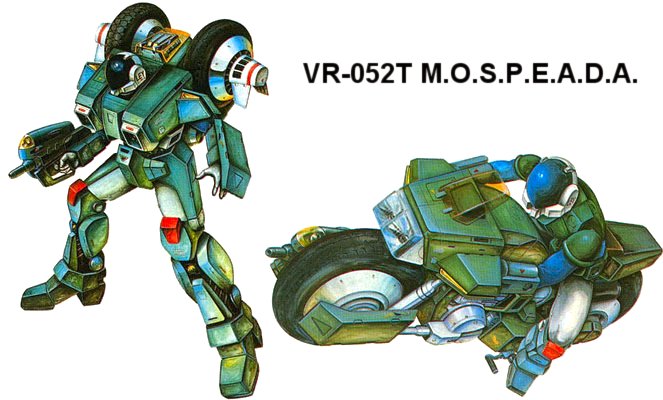 mospeada (mecha), rand, ray (mospeada), kikou souseiki mospeada, mospeada, vehicle, 1980s (style), official art, 1boy, armor, mecha, motor vehicle, motorcycle, oldschool, on motorcycle, power armor, power suit, realistic, retro artstyle, robot, science fiction, simple background, soldier, spacesuit