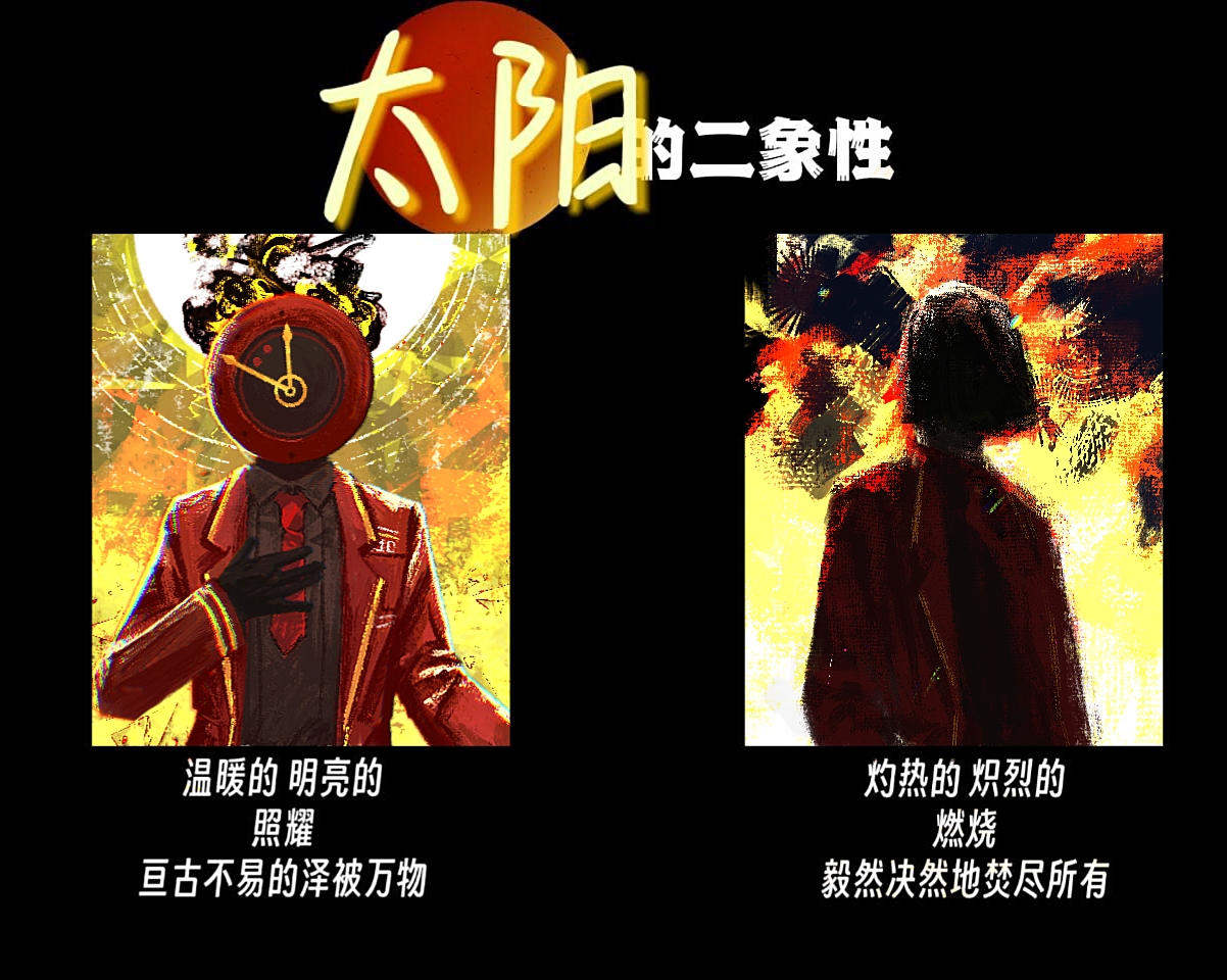 ivy (675671), dante (limbus company), limbus company, project moon, chinese commentary, commentary request, 1other, black gloves, black shirt, chinese text, clock, coat, collared shirt, covered face, dated commentary, flaming head, gloves, hand up, lapels, necktie, notched lapels, object head, red coat, red necktie, shirt