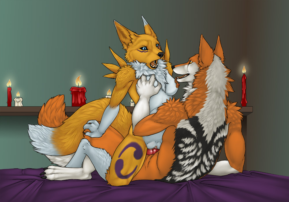 Rule34 – If it exists, there is porn of it / kitsune nyx, renamon / 414640