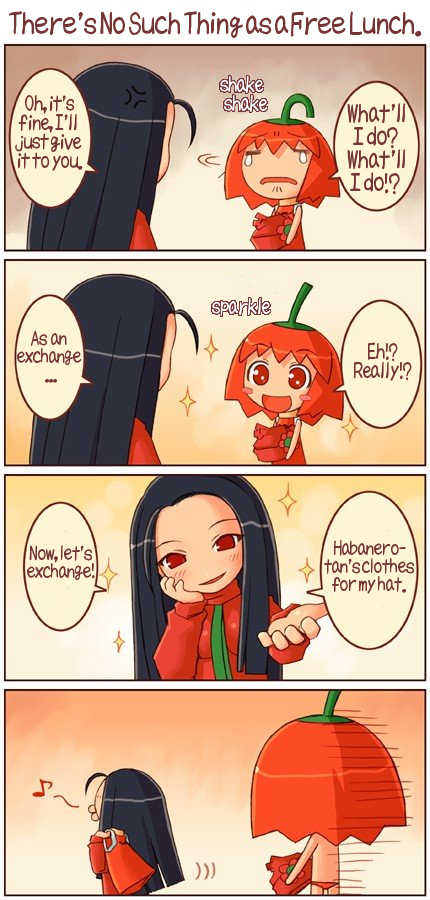 shigatake, habanero-tan, translated, 4koma, chili pepper, comic, habanero pepper, loli, panties, underwear
