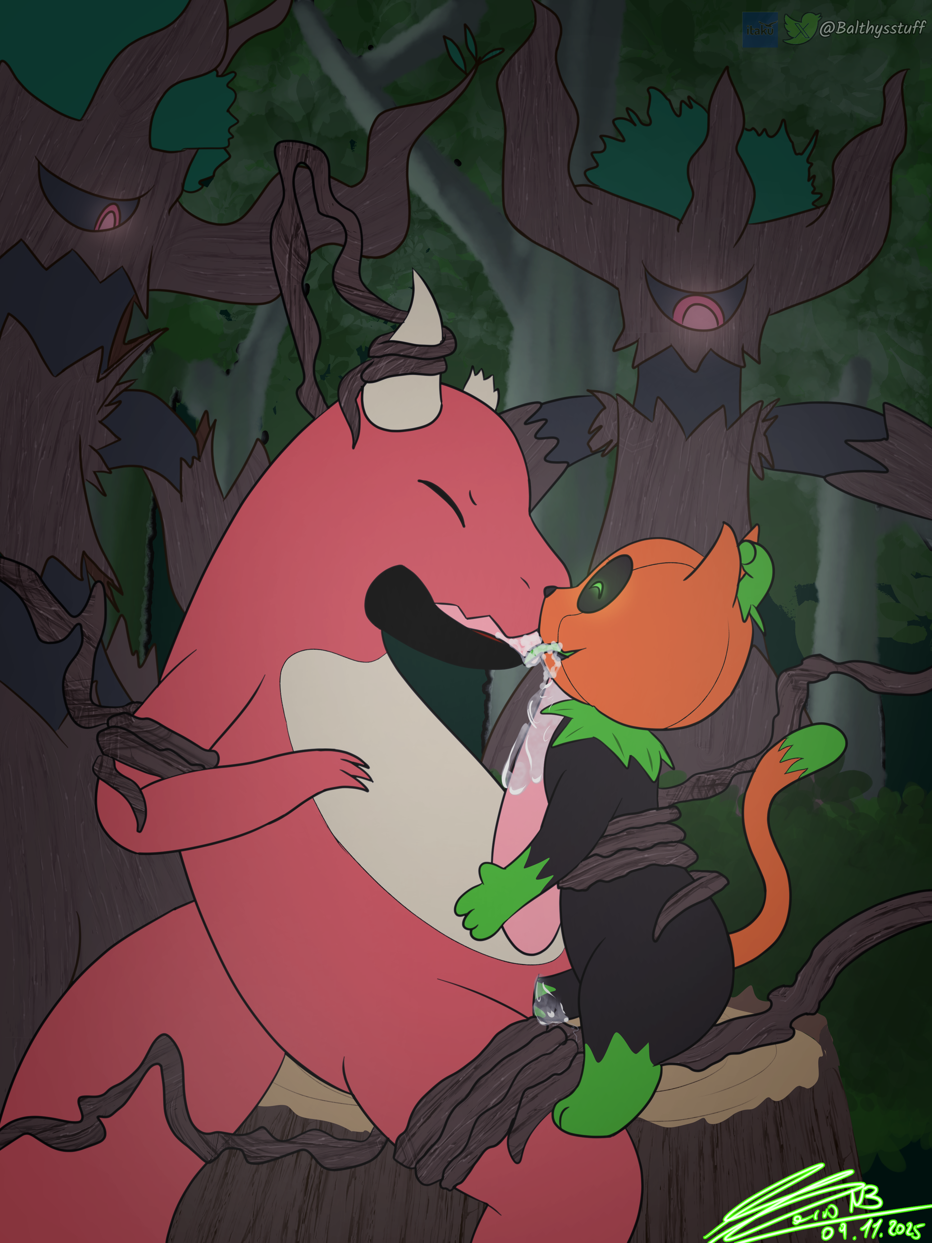 Rule34 – If it exists, there is porn of it / acstlu, pokemon (species), pumkat, trevenant / 8723138