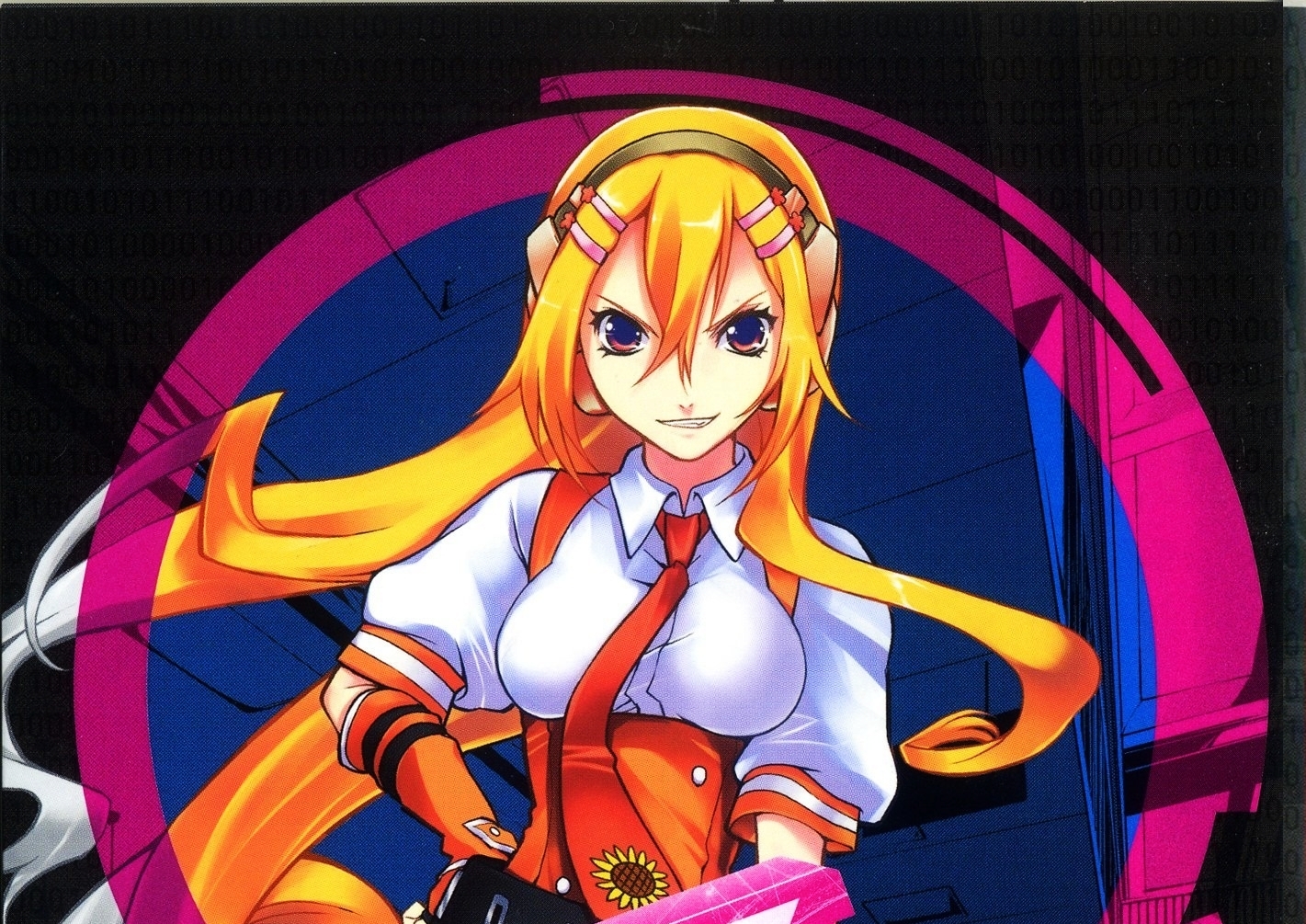 oz, seigo tokiya, dorothy (oz), hair ornament, hairclip, headphones, red eyes