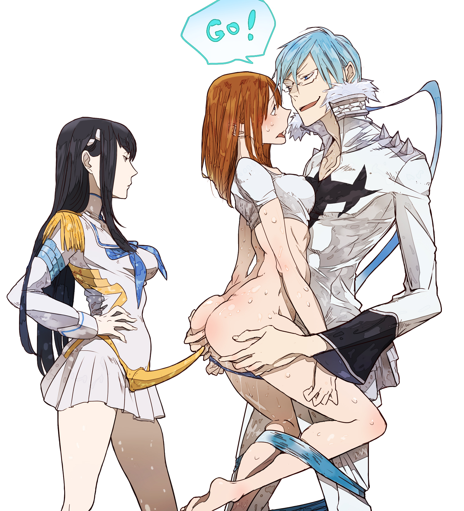 Rule34 – If it exists, there is porn of it / koutarou (artist), character request, inumuta houka, kiryuuin satsuki / 415929