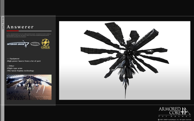 answerer, armored core, armored core: for answer, arms forts, fromsoftware, tagme, mecha, robot