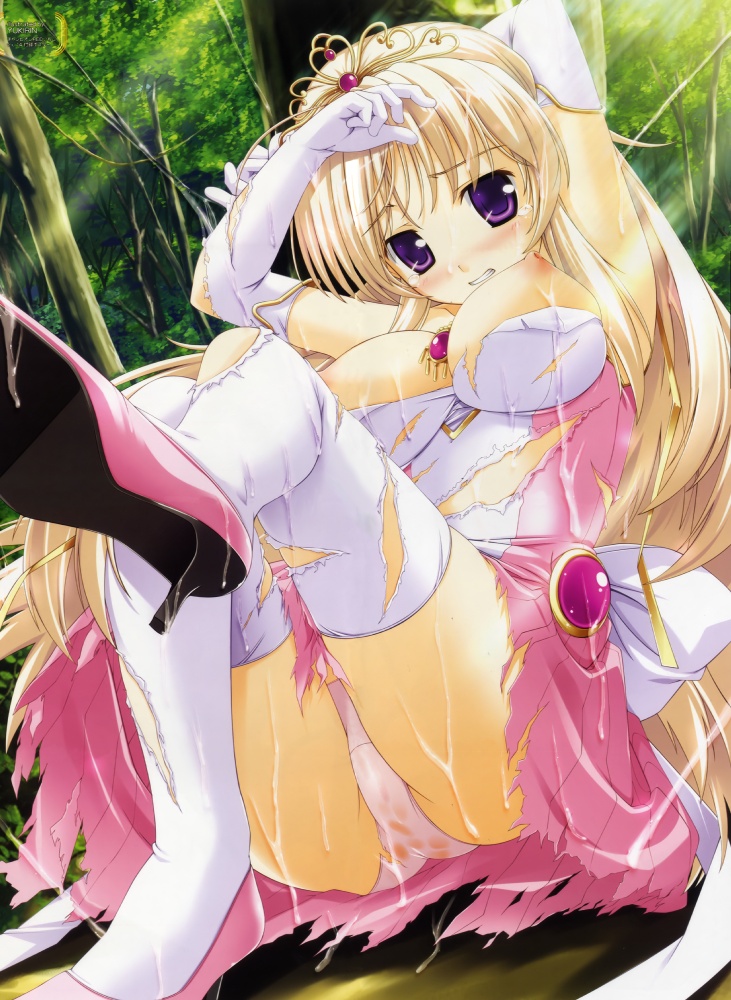 blush, breasts, crown, panties, princess, underwear