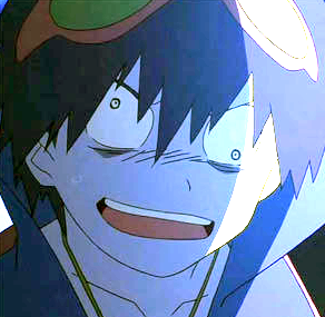 simon (ttgl), tengen toppa gurren lagann, screencap, lowres, tagme, 00s, artistic error, crazy