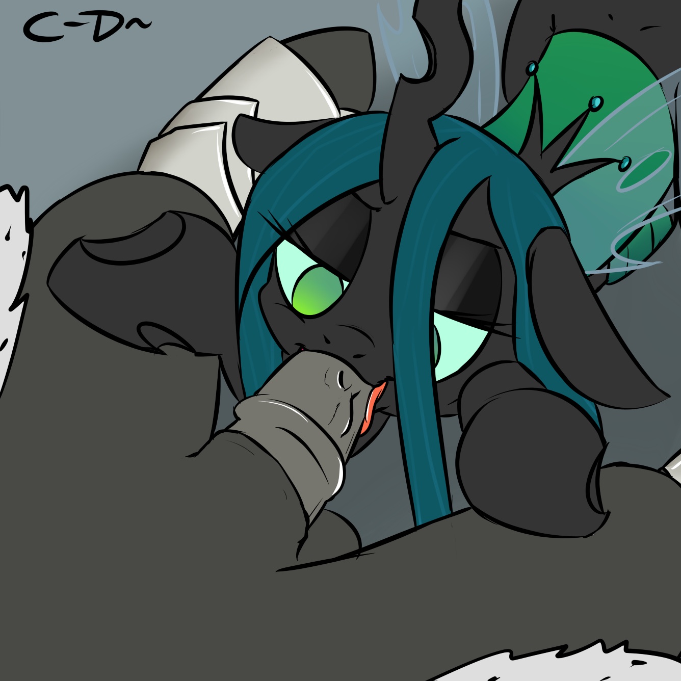 Rule34 – If it exists, there is porn of it / clopper-dude, queen chrysalis (mlp) / 416874