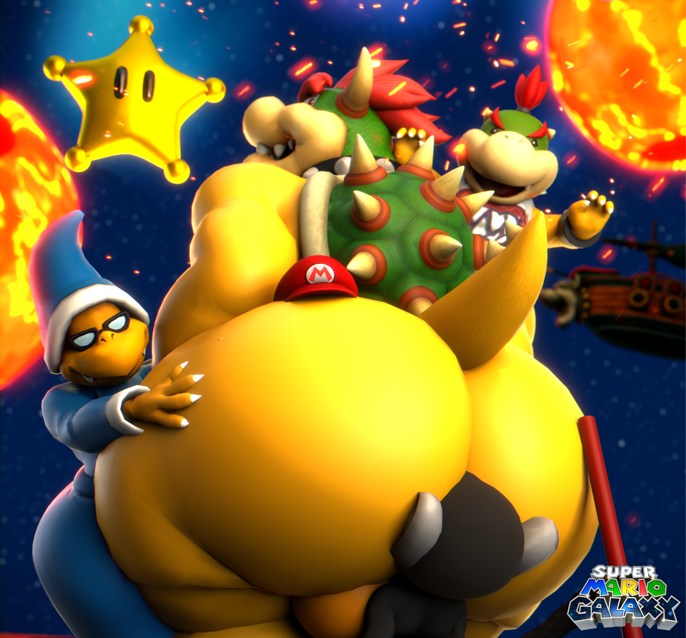 Rule34 – If it exists, there is porn of it / bowser, bowser jr., kamek, koopa / 8723726