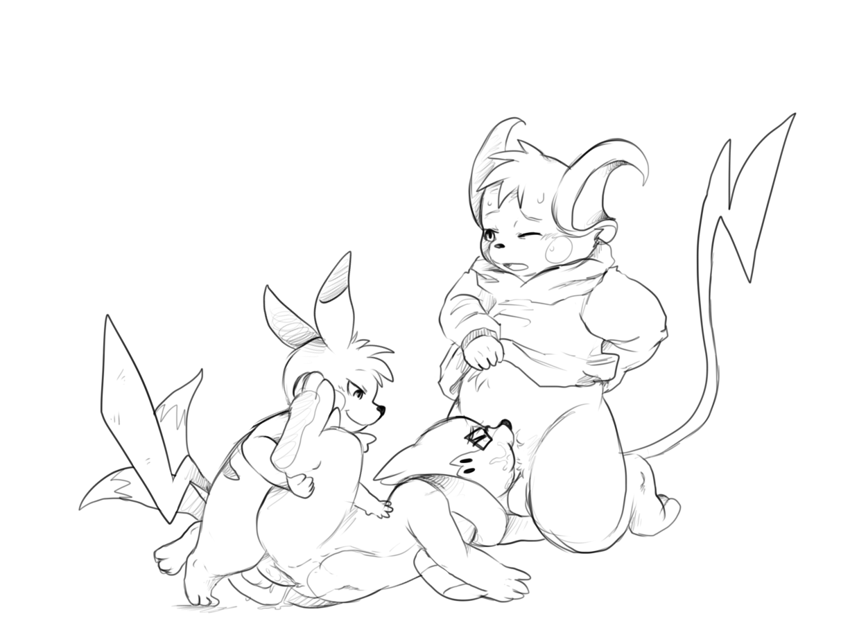 Rule34 – If it exists, there is porn of it / eroborus, wendell, buizel, original character, pikachu, raichu / 417160