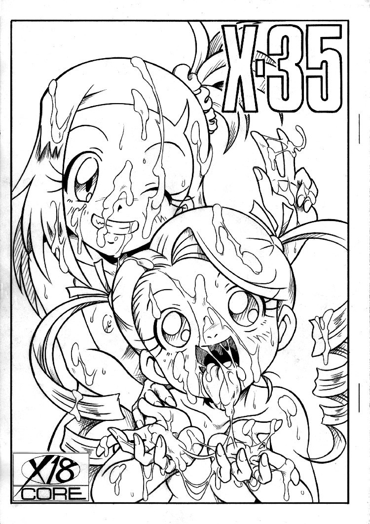 arukime, kotobuki mizuki, bubble, cum, cum on body, facial, flat chest, gokkun, hatara kids my ham gumi, marina (hatara kids my ham gumi), monochrome, nipples, nude, side ponytail, twintails, v