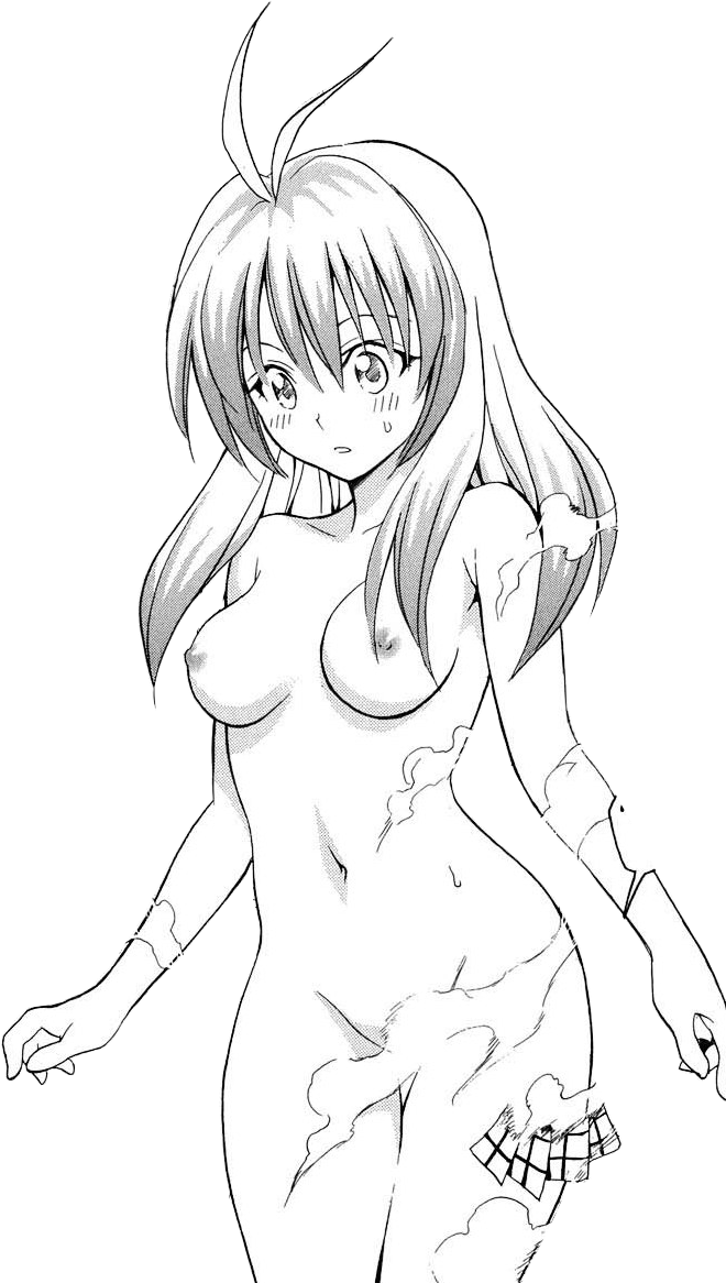 run elsie jewelria, to love-ru, 00s, breasts, monochrome, nude