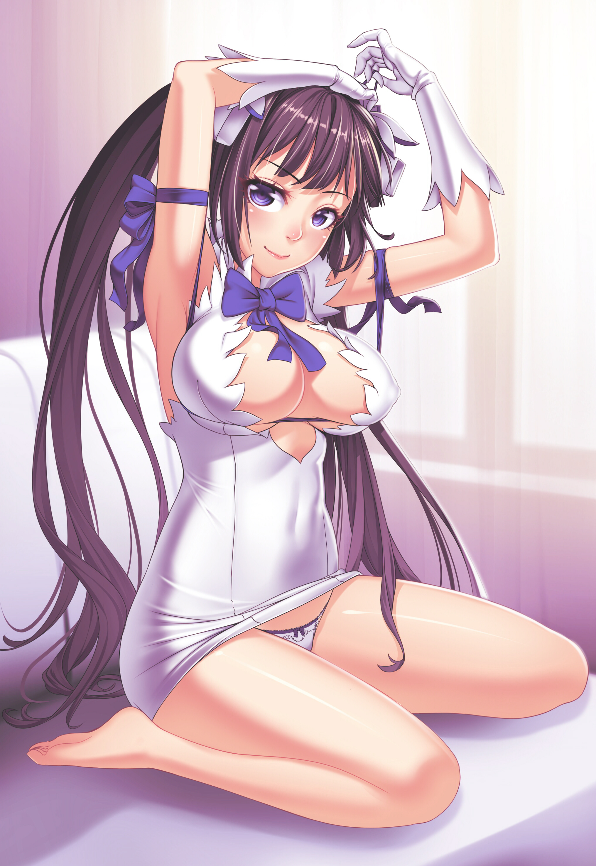 Rule34 – If it exists, there is porn of it / lucknight, hestia (danmachi) / 417932