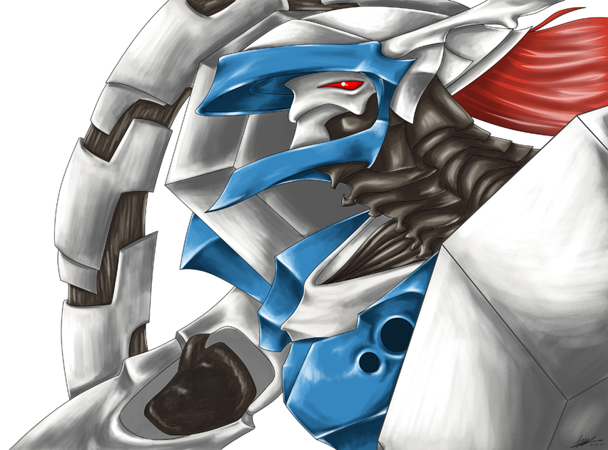 justice (guilty gear), arc system works, guilty gear, no humans, red hair