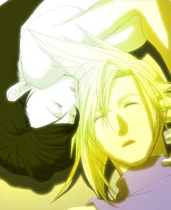 pal, cloud strife, tifa lockhart, final fantasy, final fantasy vii, lowres, tagme, 1990s (style), retro artstyle