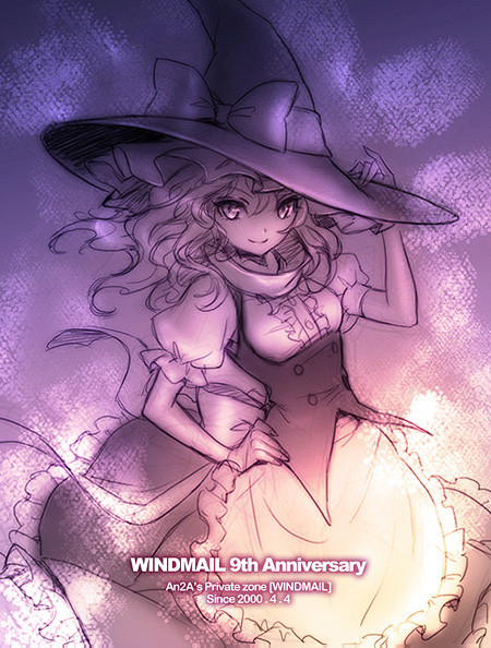 an2a, kirisame marisa, touhou, 1girl, female focus, hand on own hip, hat, hat tip, hip focus, monochrome, smile, solo, witch, witch hat