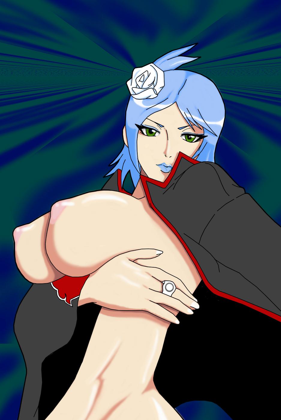 ssjdubby, konan, naruto shippuuden, naruto, highres, akatsuki (naruto), breasts, large breasts