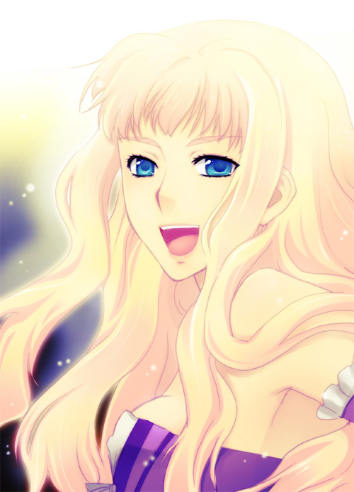 suzunoya, sheryl nome, macross, macross frontier, bad id, bad pixiv id, 00s, :d, blue eyes, open mouth, smile, solo