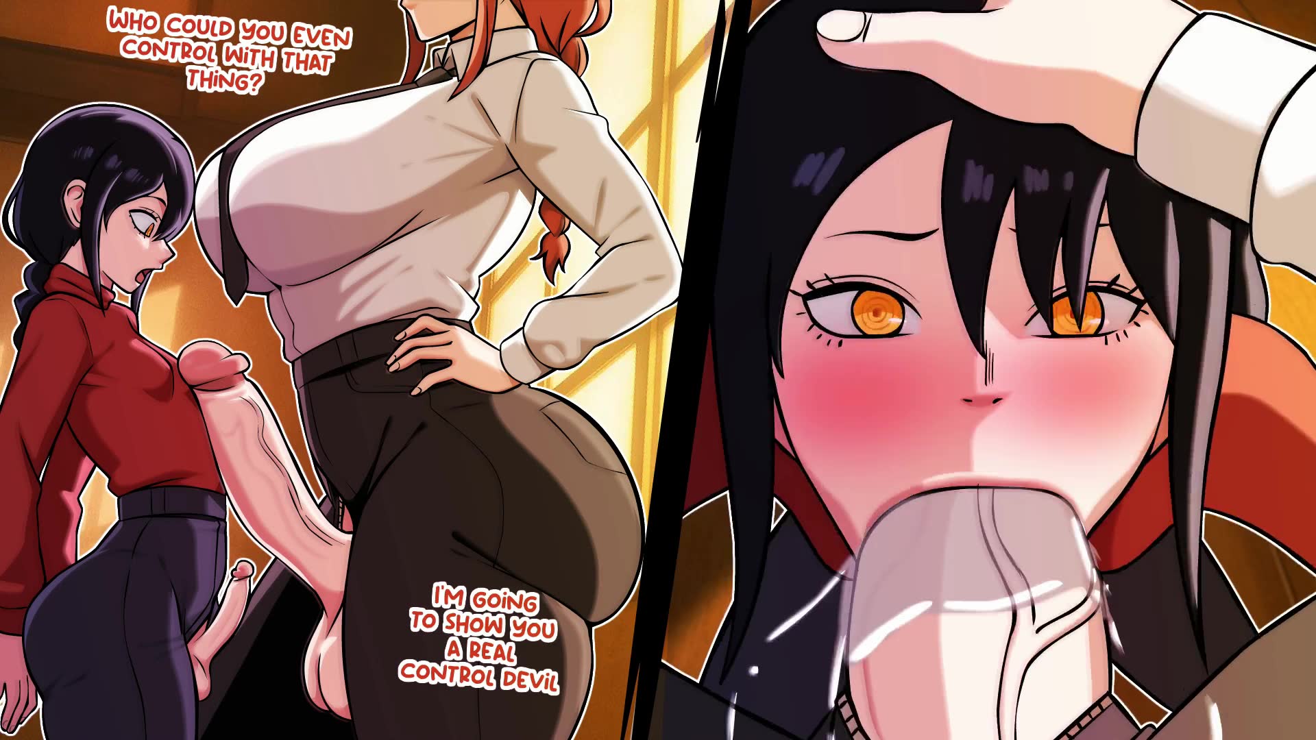 Rule34 – If it exists, there is porn of it / divine wine, makima (chainsaw man) / 8725311