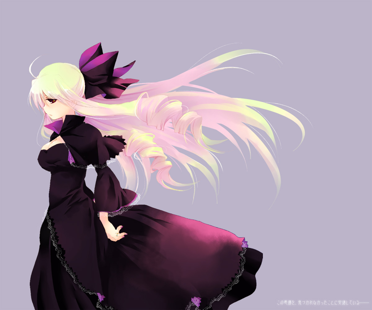 misaki kozue, tennousu athena, hayate no gotoku!, 00s, bow, dress, hair bow, long hair, solo