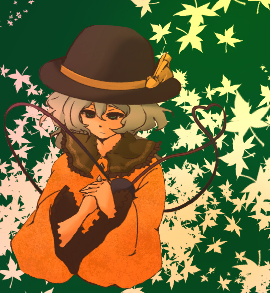 kadotarou, komeiji koishi, touhou, bad id, bad pixiv id, 1girl, female focus, green eyes, hat, short hair, solo