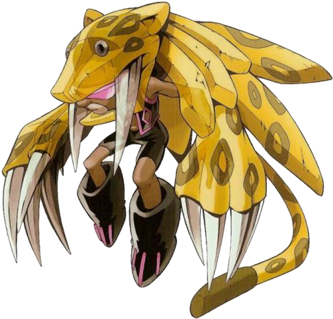 takei hiroyuki, chocolove mcdonell, jaguar man, pascal avaf, shaman king, official art, 1boy, armor, dark skin, looking to the side, microphone, oversoul koubaku, sunglasses, transparent background