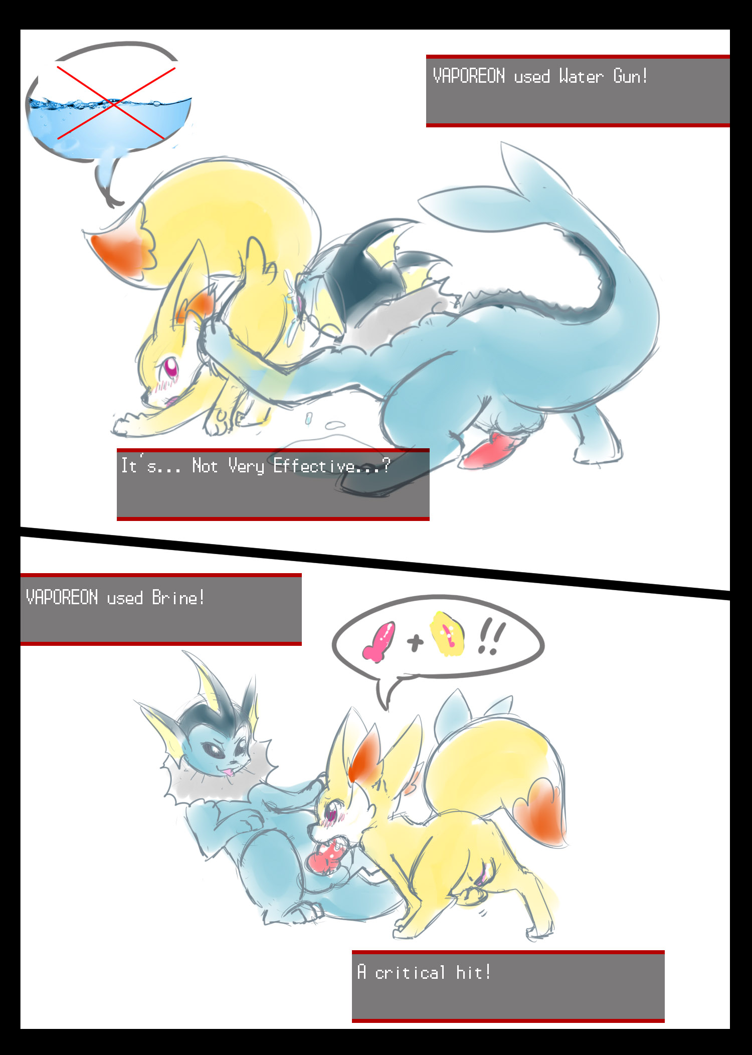 Rule34 – If it exists, there is porn of it / hatiimiga, eeveelution, fennekin, vaporeon / 420600