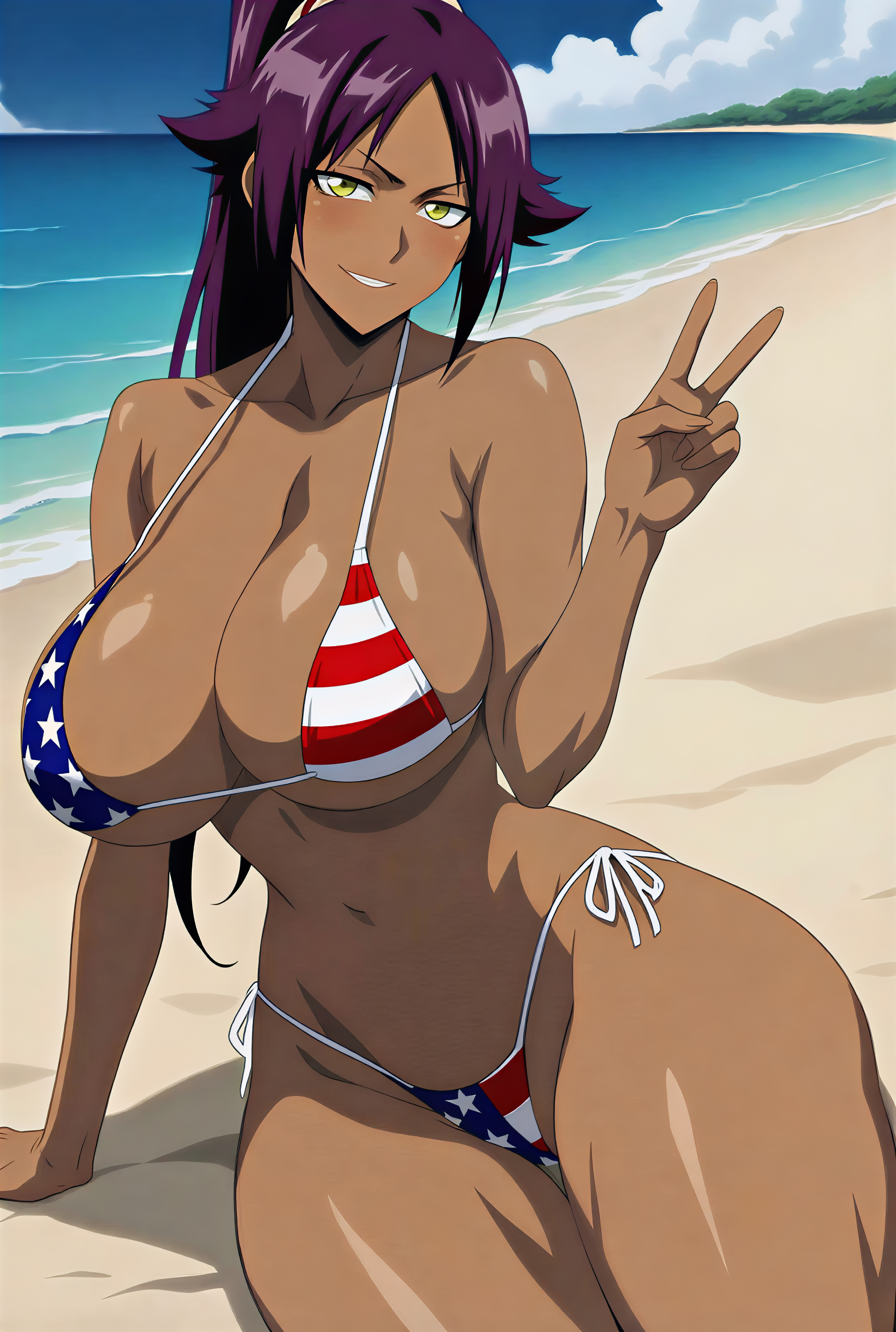 Rule34 – If it exists, there is porn of it / daytime, shihouin yoruichi, yoruichi shihouin / 8726251