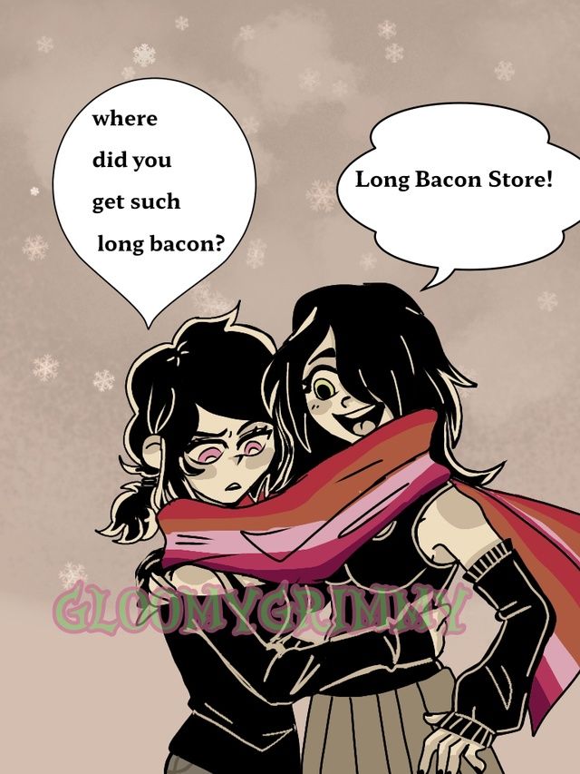 ashley graves, julia (the coffin of andy and leyley), the coffin of andy and leyley, non-web source, leyley, pink eyes, yellow eyes, yuri