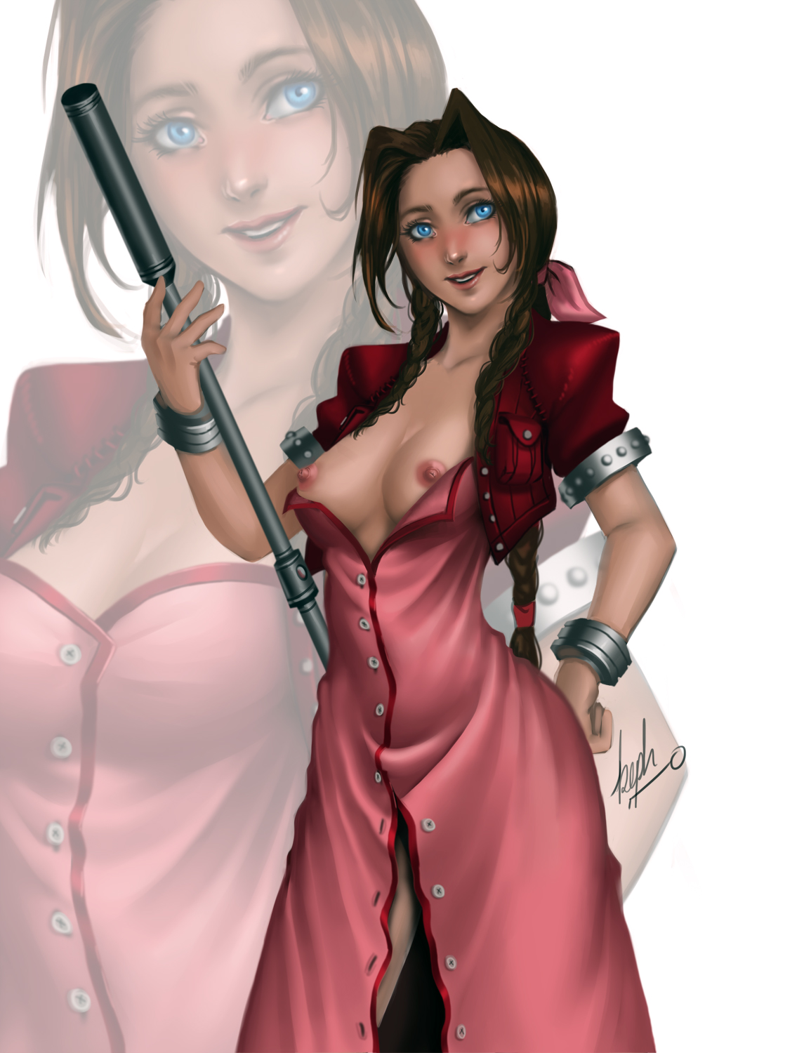 Rule34 – If it exists, there is porn of it / kephkey, aerith gainsborough / 420878