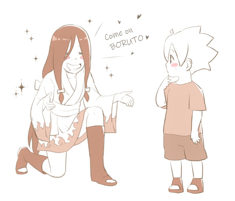 eeshin (eishin5584), hyuuga hanabi, uzumaki boruto, boruto: naruto next generations, naruto (series), 1boy, 1girl, long hair