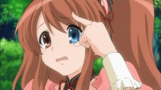 asahina mikuru, suzumiya haruhi no yuuutsu, animated, animated gif, lowres, 00s, heterochromia