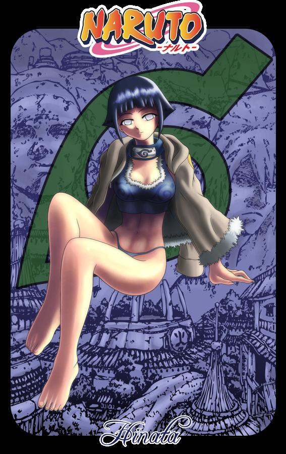 hyuuga hinata, naruto (classic), naruto (series), artist request, barefoot, breasts, cleavage, panties, smile, underwear