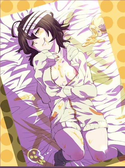 shuri (84k), death the kid, soul eater, gender request, 00s, 1girl, female focus, genderswap, honey, solo