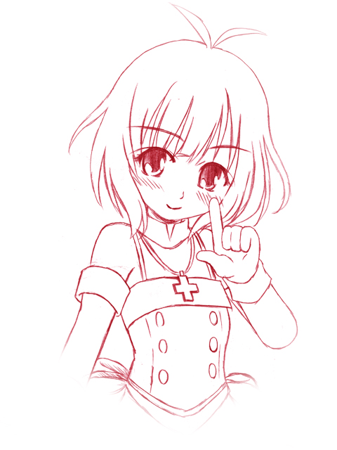 nanono, akizuki ryo, idolmaster, idolmaster dearly stars, bad id, bad pixiv id, 00s, 1boy, antenna hair, bare shoulders, blush, cross, crossdressing, crossdressing (mtf), cute & girly (idolmaster), jewelry, male focus, monochrome, necklace, solo, trap