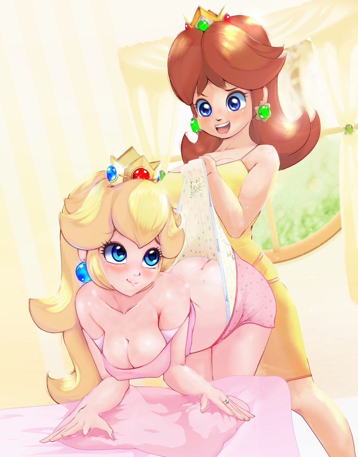 Rule34 – If it exists, there is porn of it / black-rayal, princess daisy, princess peach / 424234