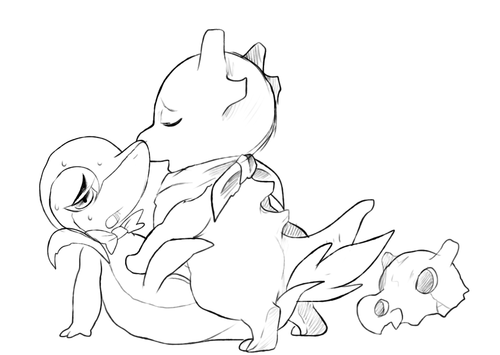 Rule34 – If it exists, there is porn of it / eroborus, cubone, snivy / 424570