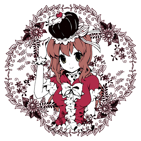 hariko, christina sierra, gundam, gundam 00, bad id, bad pixiv id, 00s, 1girl, bow, breasts, brown eyes, brown hair, crown, female focus, flat color, long hair, smile, solo