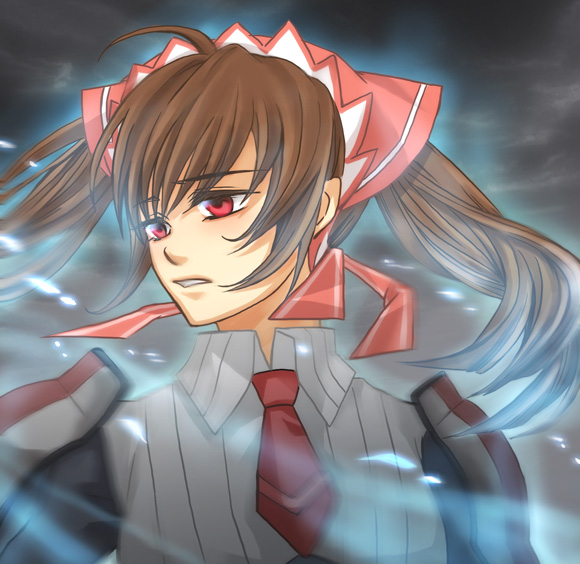 rosehearts, alicia melchiott, senjou no valkyria, senjou no valkyria (series), senjou no valkyria 1, 00s, brown hair, long hair, military, military uniform, red eyes, twintails