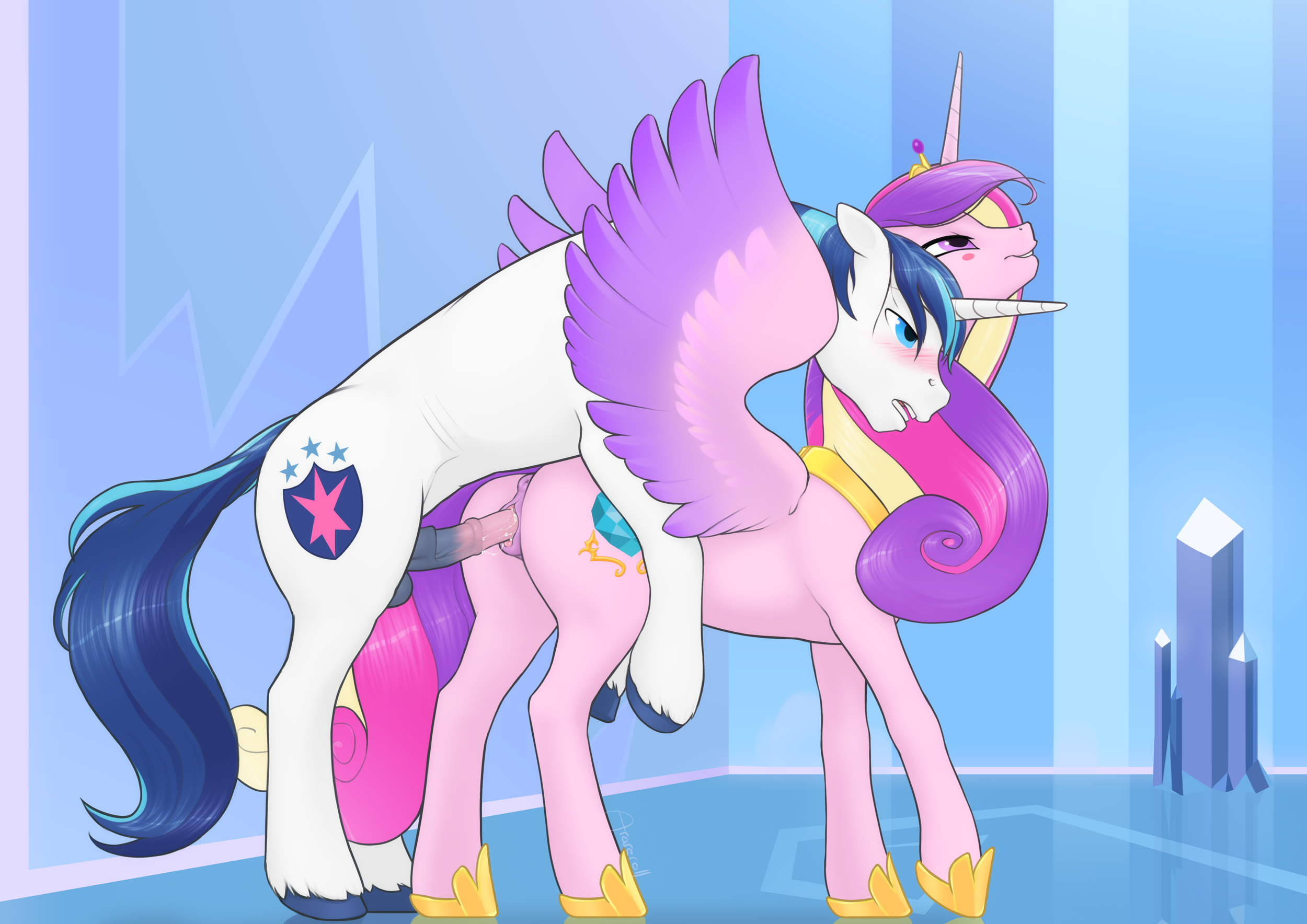 Rule34 – If it exists, there is porn of it / arareroll, princess cadance (mlp), shining armor (mlp) / 426301