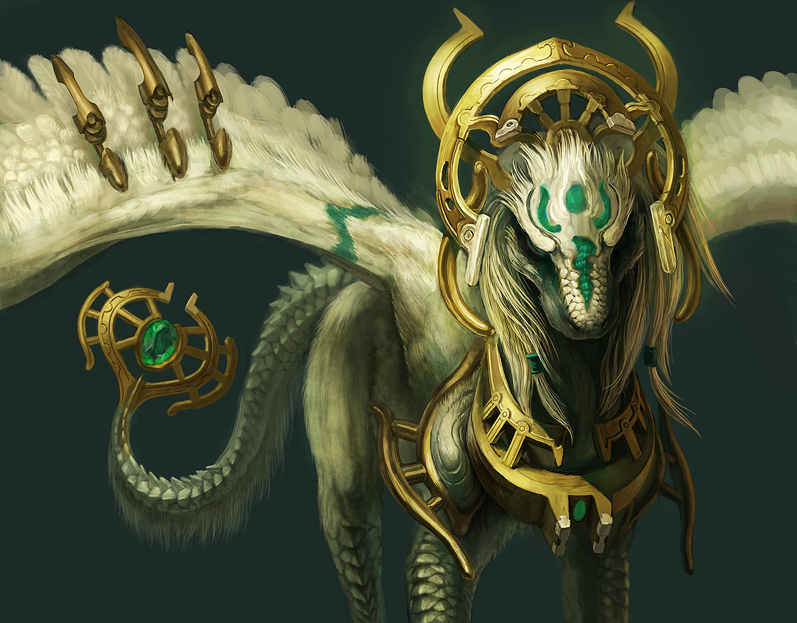 akahana (1214volcano), akahana (pixiv), akahana, original, creature, gem, no humans, scales, solo, tail, wings