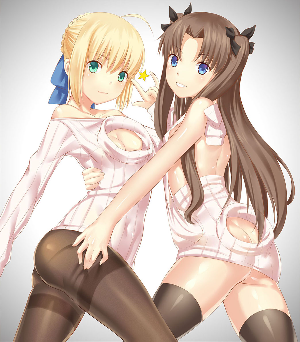 Rule34 – If it exists, there is porn of it / shoutai (7490773), saber, tohsaka rin / 427318